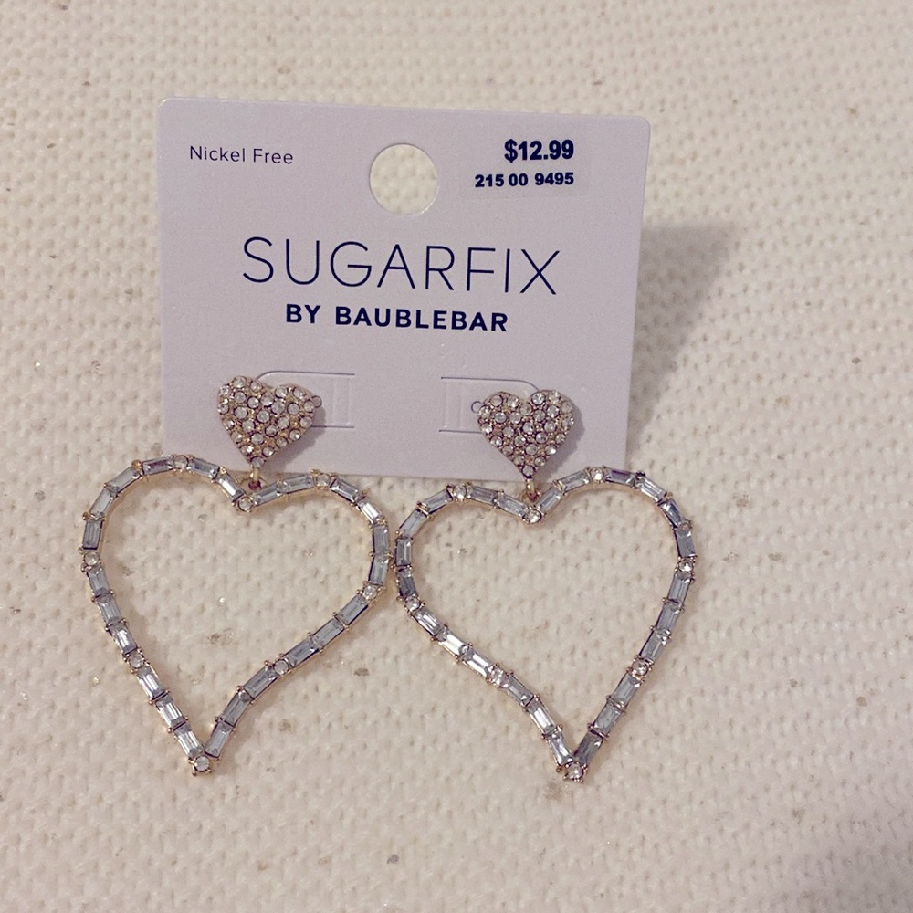 Sugarfix by Baublebar heart earrings